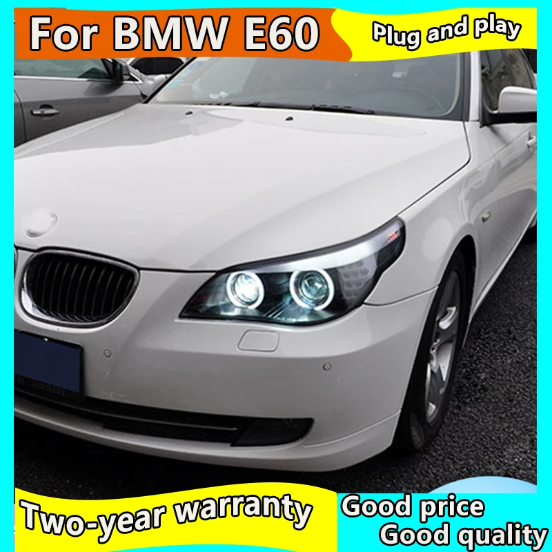 Автостайлинг для 5 серии E60 фасветильник s 2003 2010 светодиодный ная фара ангельские