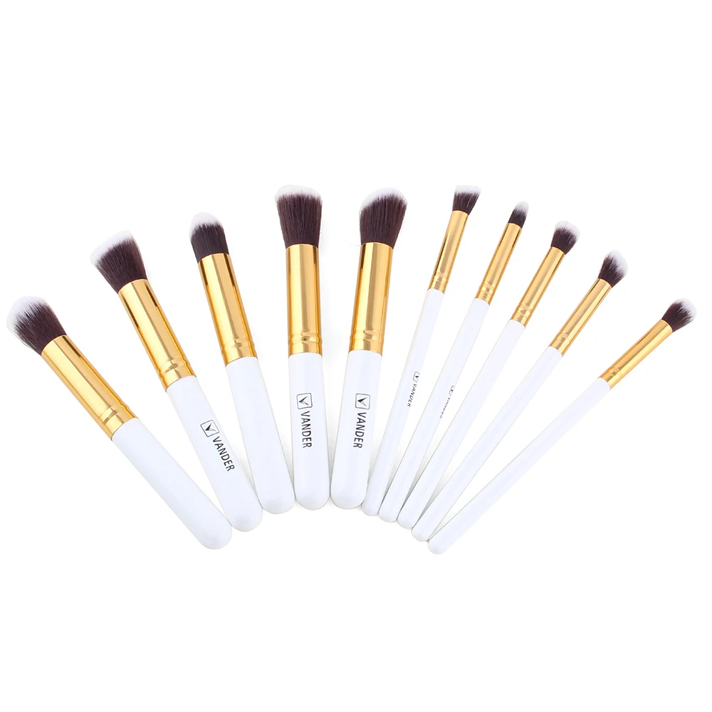 Набор кисточек для макияжа набор 10 шт.|foundation brush|brush forblush contour |