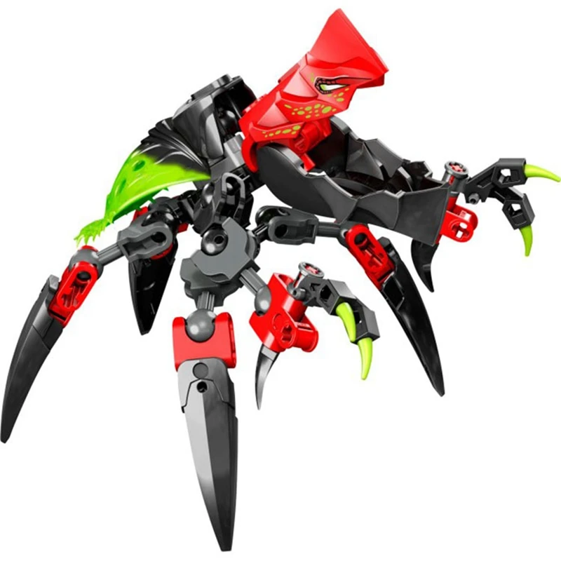 Hero Factory 6 0 серия Tunneler Beast vs Surge DIY строительные блоки Bionicle модель робота наборы