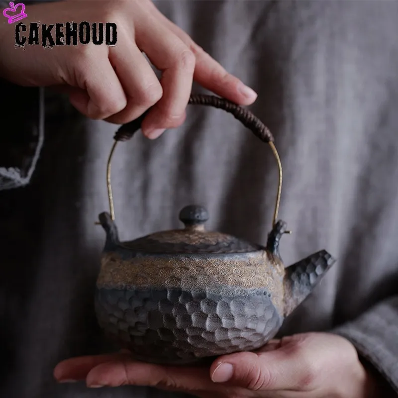 CAKEHOUD японский Ретро чайник ручной работы 230 мл керамический кунг фу Чайник