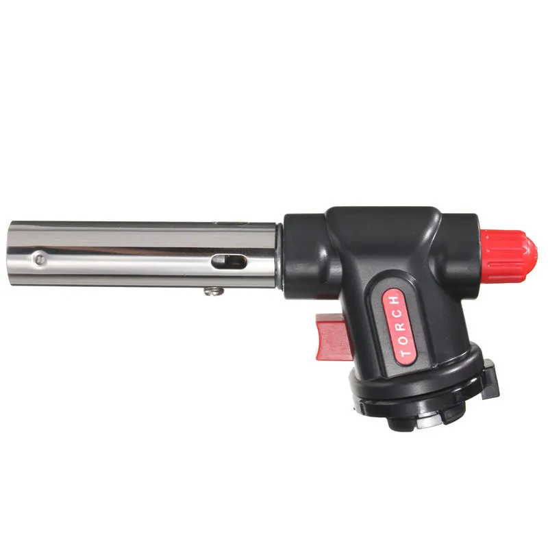 Welding Soldering Lighter Butane Burner Gas Torch Flamethrower BBQ Tool Camping Multifunction Gun Welding Cutting Drying