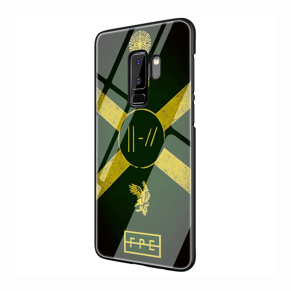 G2 Twenty One Pilots 21 закаленное Стекло чехол для телефона чехол для samsung Galaxy S7 край S8 Note 8, 9, 10, плюс A10 20 30 40 50 60 70 - Цвет: G2