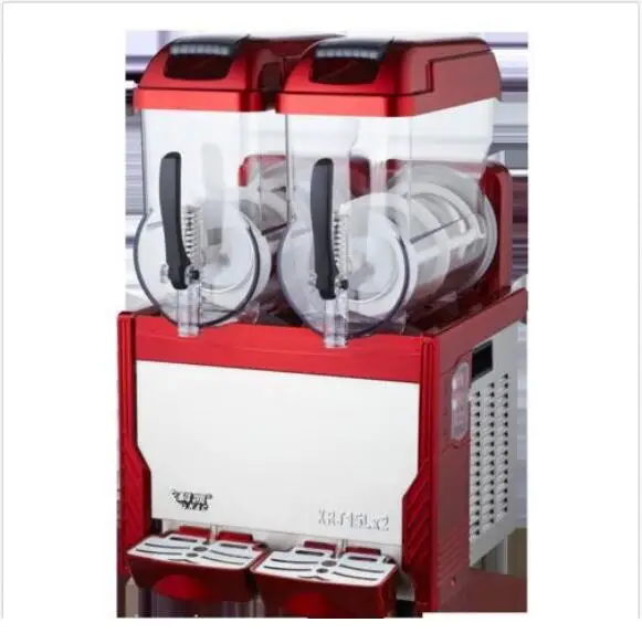 Красная коммерческая машина для приготовления коктейлей из замороженных