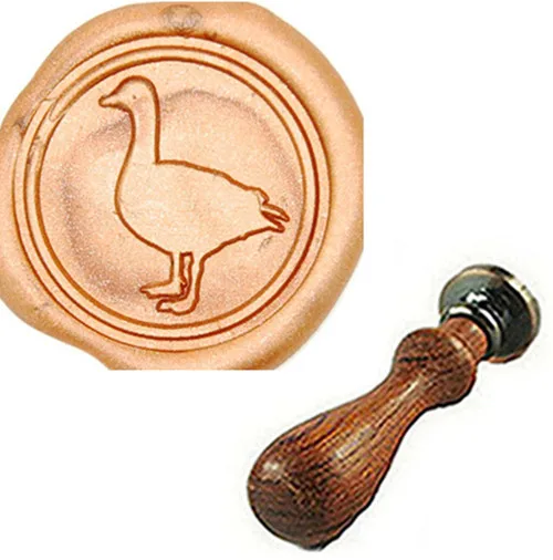 

Набор для воска с уткой, винтажный набор для воска комплект печатей