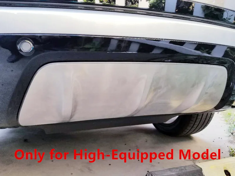 Аксессуары для Land Rover Range Velar 2017 2018 внешний стальной матовый задний бампер