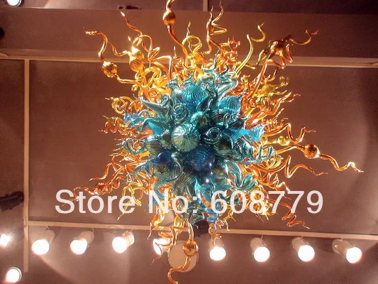 

Unique Design Two Modern Murano Hand Blown Art Glass Chandelier