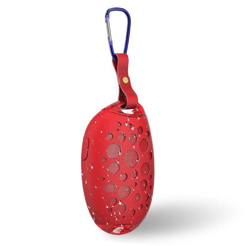 Мини беспроводной Bluetooth динамик открытый стерео с микрофоном крючок IP54