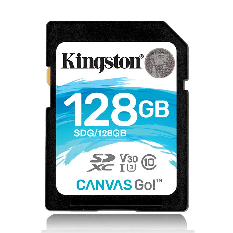 Карта памяти Kingston SD 32 Гб 64 128 ГБ 256 512 SDG SDHC/SDXC Canvas Go HD 4K видеокарты для DSLRs Дронов и