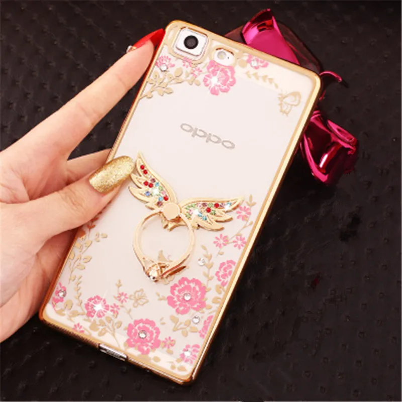 Роскошный блестящий чехол для OPPO F7 A39 A35 F1 A37 NOE9 A33 NOE7 A31T NOE5 R7 палец кольцо любовь
