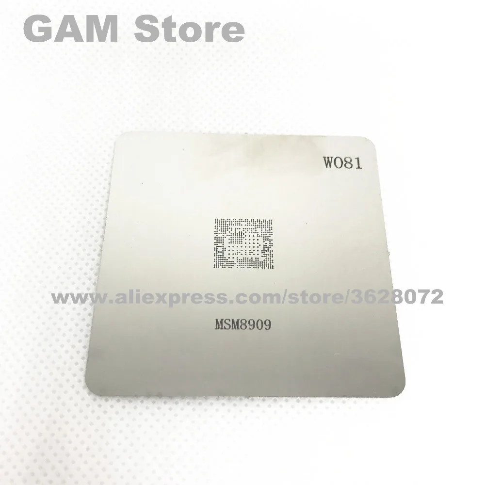 

MSM8909 BGA Stencil Reballing IC Chip Pins Soldering BGA Direct Heating Template W081