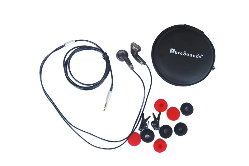 Рекламные puresounds PS100 64ohm/150ohm плоская голова разъем Динамический HiFi наушники