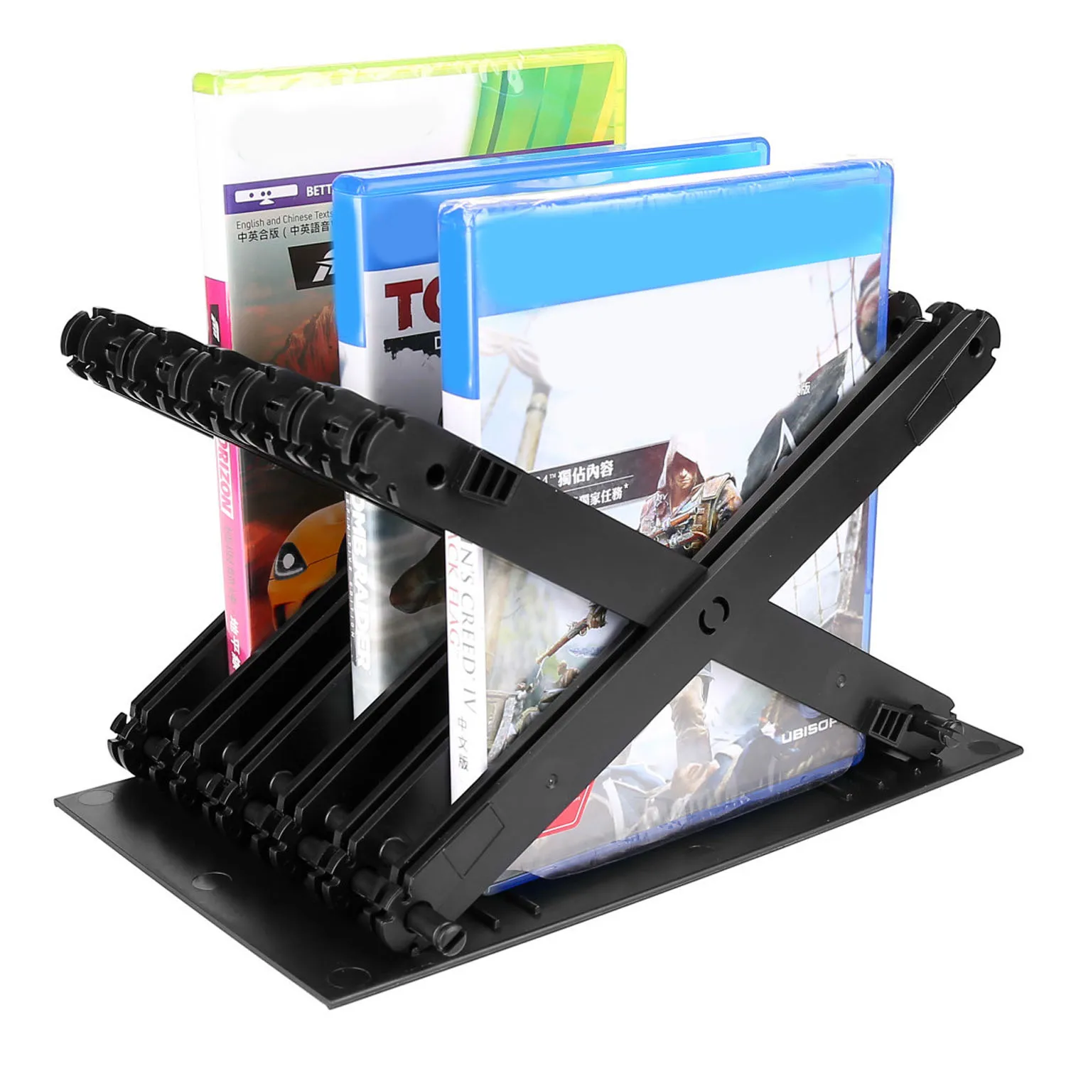 Складной держатель для дисков Bevigac подставка-держатель органайзер игр CD DVD