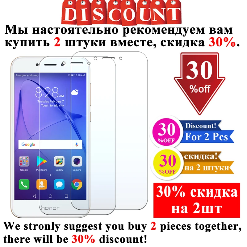 Защитное стекло Honor 6a 6c Pro Safety Armor 6x закаленное Honer 6 A C X защитная пленка для экрана C6