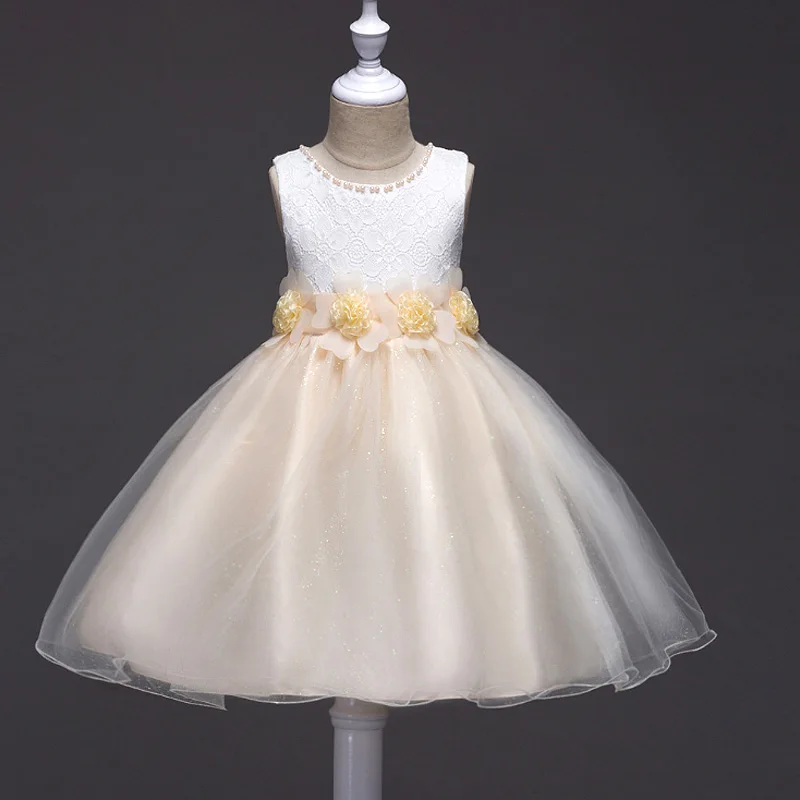 Girls Dress Summer Kids Dresses For Wedding Children's Clothes Birthday Party Vestidos 3 4 5 6 7 8 9 10 Years | Детская одежда и