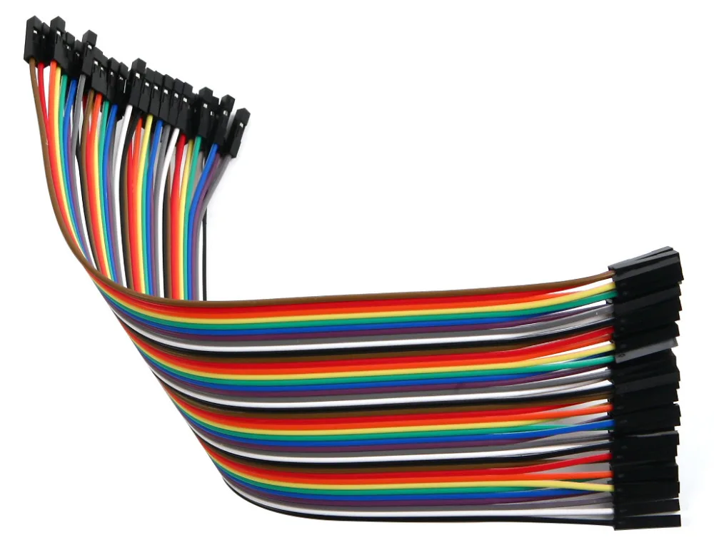 Соединительный кабель Dupont 20 см разъем Мама мама для Arduino 40 шт. бесплатная
