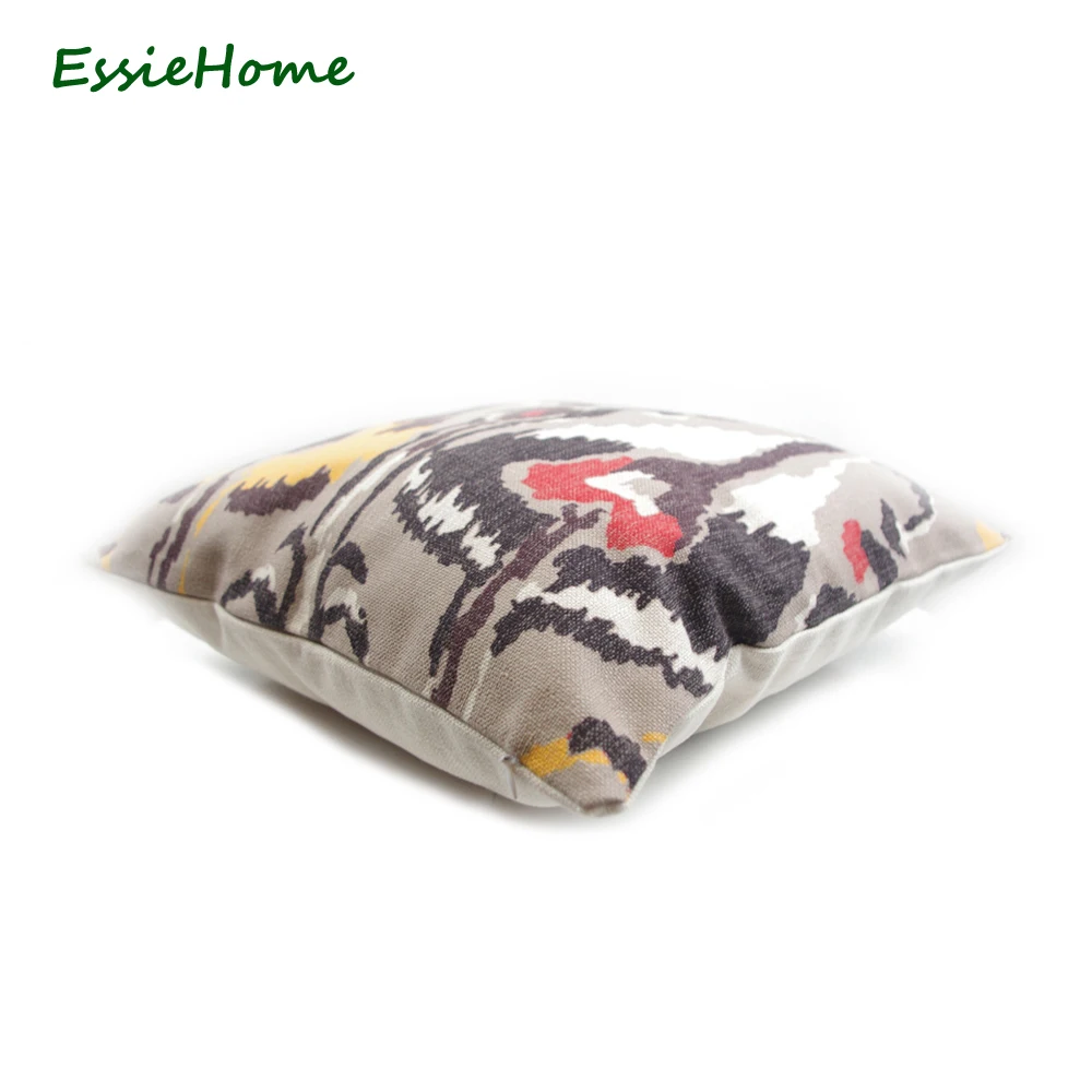 Домашний Высококачественный ручной светильник ESSIE бежево-Коричневый чехол Ikat с