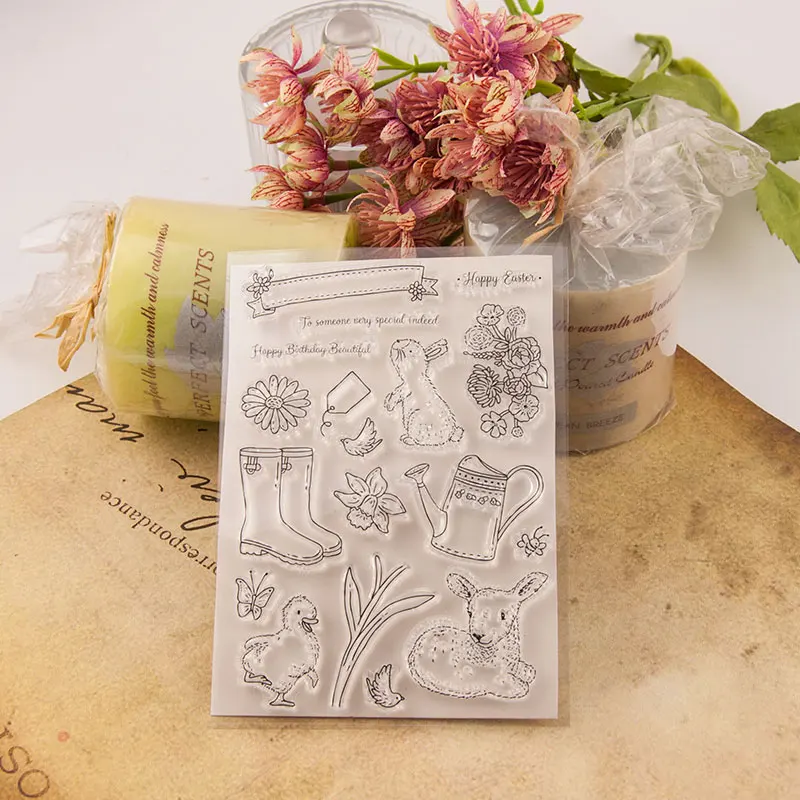 NCraft прозрачные наклейки N920 Скрап Бумага ремесло прозрачный штамп для
