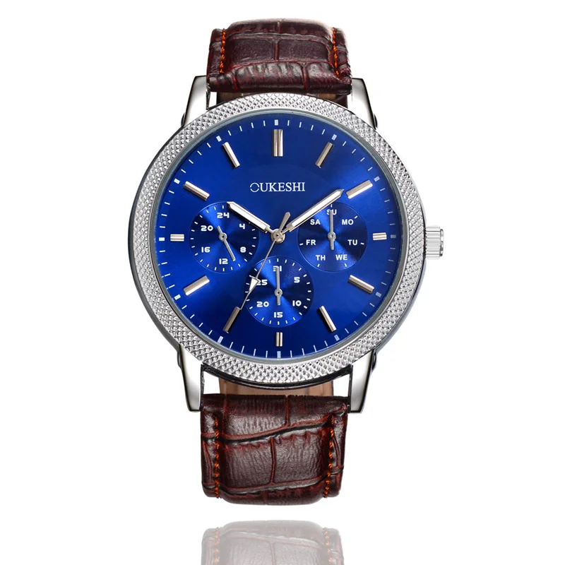 2019 часы eBay настоящий ремень мужские скрапание ультра тонкий водонепроницаемый