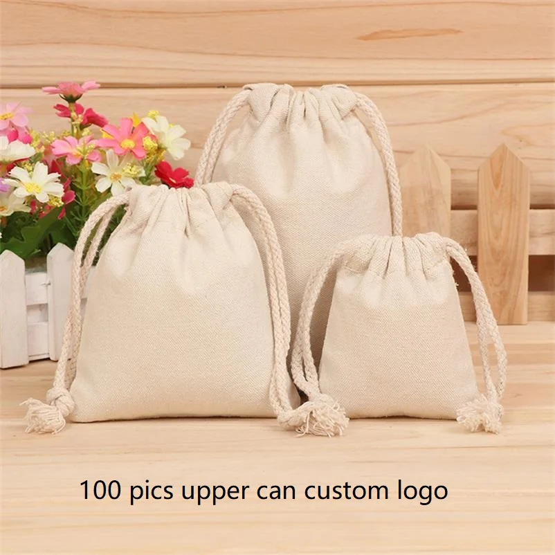 

BANGE Men Women Linen Drawstring Small Bag Environmental protection organizer Bags Can Custom Logo Bolsos Bolsas Bolsa Pocket