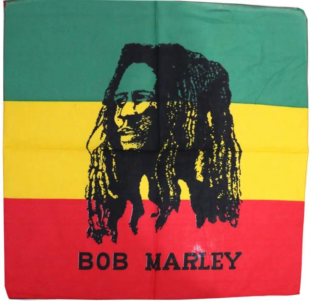 Мужские хлопковые банданы Reggae Rasta BOB MARLEY в стиле хип хоп бесплатная доставка 2019|hops