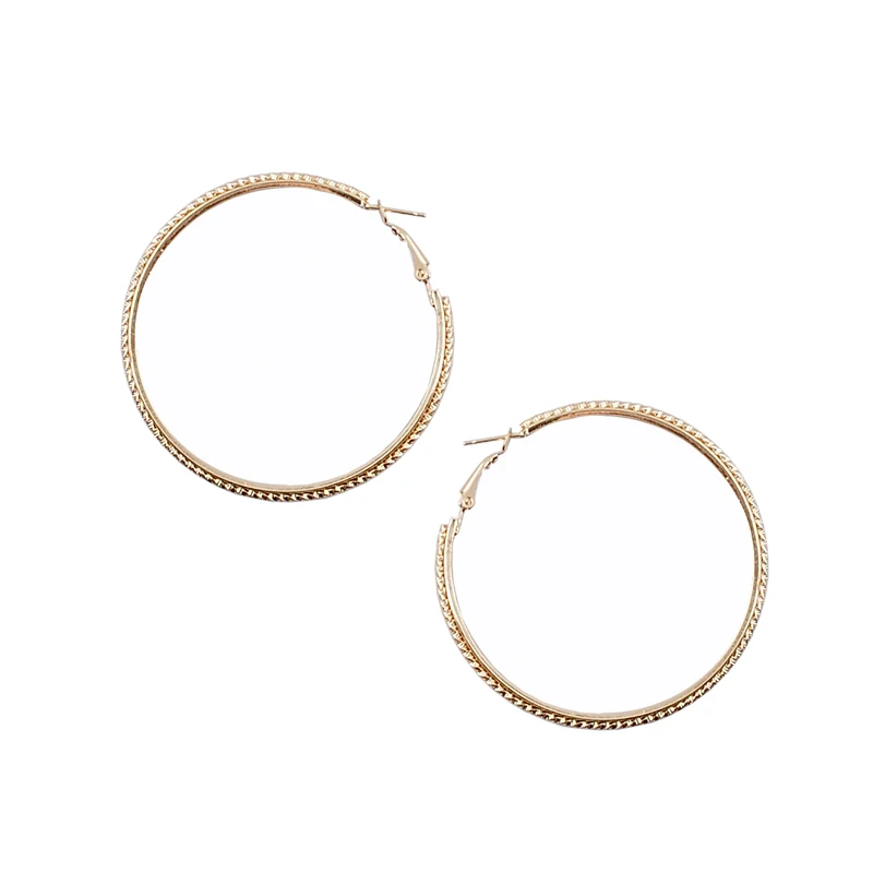Женские серьги кольца большого размера бижутерия|big circle hoop earring|circle earringshoop earrings for