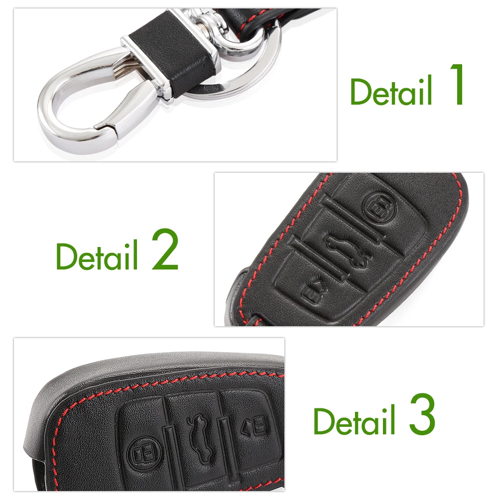 Новый высококачественный кожаный чехол для автомобильного ключа дистанционного