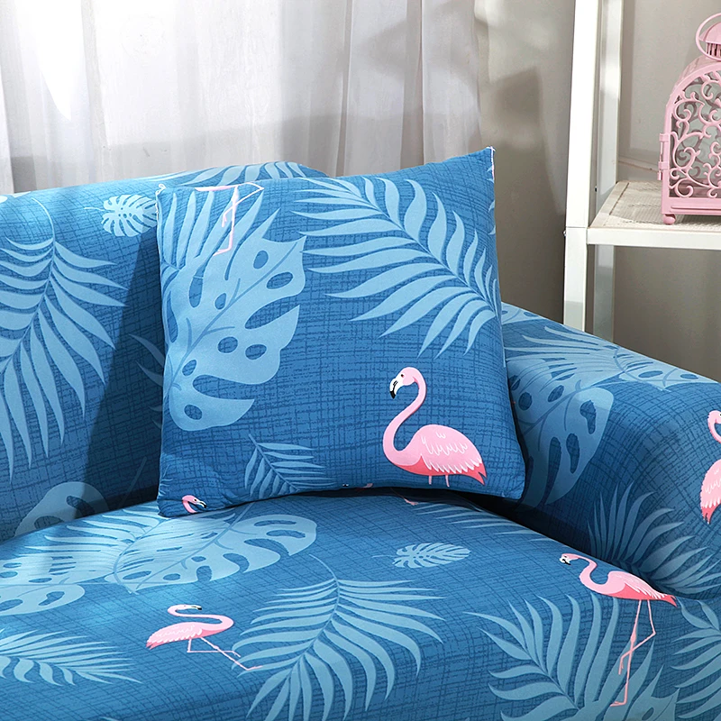 Forcheer Sofa Cover Elastic Stretch l shaped Modern Floral Printing For Living Room Loveseat |