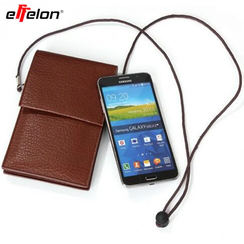 Effelon Новый Дизайн кожа Малый плечо Кроссбоди мешок для iphone6 6S Plus Samsung S6 Note 4 ниже 6.3