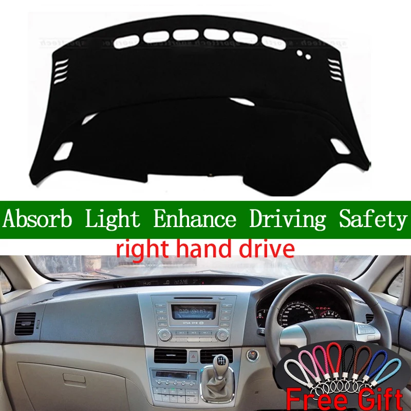 

For BYD M6 2010 2011 2012 2013-2016 Right Hand Drive Dashboard Cover Car Stickers Sun Shade Dash Mat Carpet Interior Accessories