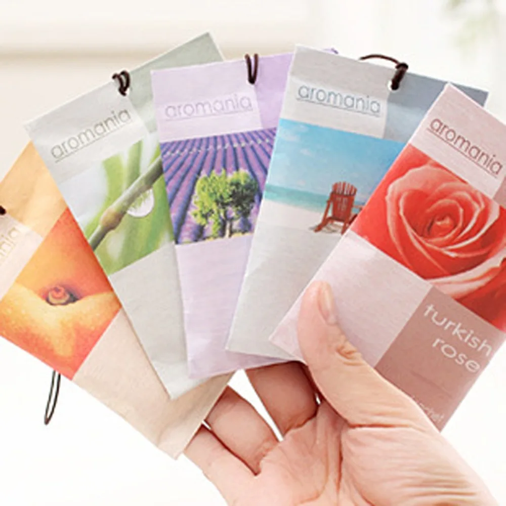 3 bags Mini Natural Perfume Air Freshener Vanilla Sachets Paper Fragrance Bag Scented | Красота и здоровье
