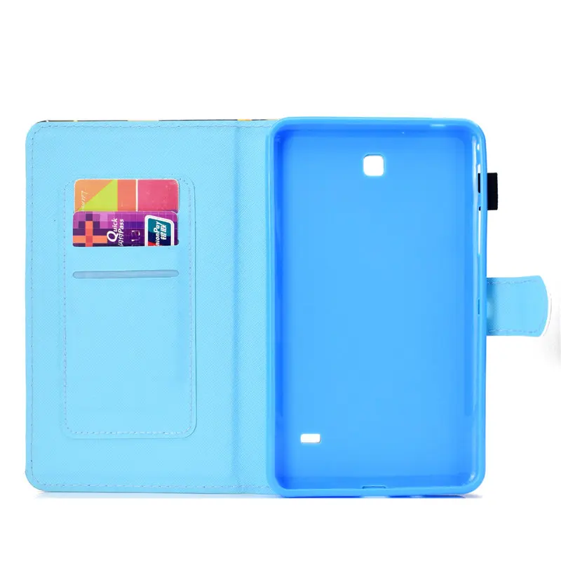 Lemonlan Cute Case For Samsung Galaxy Tab 4 7.0 T230 T231 T235 Cover Tablet Funda PU Leather Tree Panda Stand Holder Shell | Компьютеры и