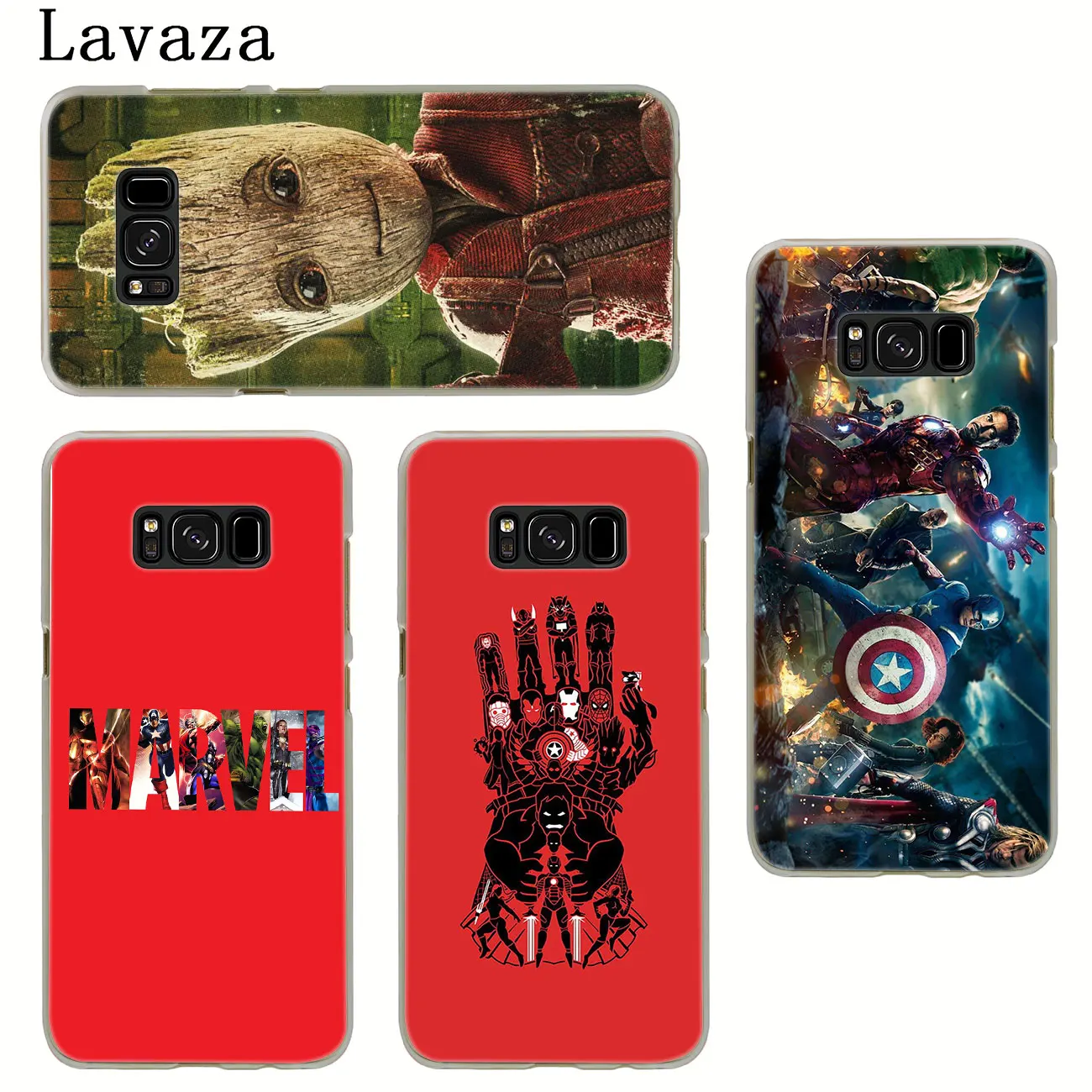 Твердый Чехол для Samsung Galaxy S7 S6 Edge S8 S9 + S10 Plus S10E с логотипом бренда Lavaza Marvel Avengers Endgame |