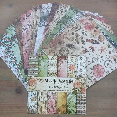 12 дюймов Мистик Вояж шаблоны подарочная оберточная книга Набор сделай сам