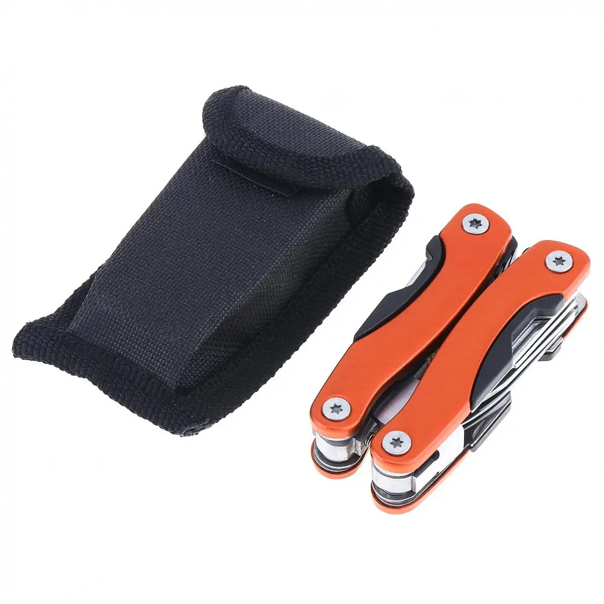 Mini Multifunction Accessories External-type Pliers Tool with Hand Polished Surface Treatment and Nylon Bag for Camping Outdoors |