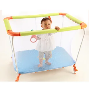 Детский манеж складной портативный детский забор piscina de bolas piscine a balle barriere de securite enfant parque bebe 111*80*86 см