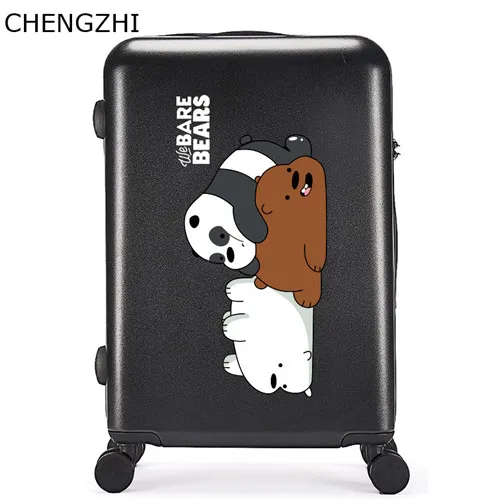 6 CHENGZHI Мультфильм Дети 2" 24" 2" дюймов ABS+ PC дорожные сумки на колесиках Чемодан детский Багаж на колесиках Дорожная сумка на колесиках - Цвет: 6