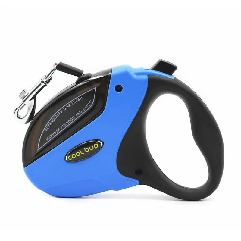 

Pet Retractable Leash ABS Large Medium Dogs Automatic Extending Traction Rope 5M 50KG Luxury Walking Dog Leash Lead Modern HY080