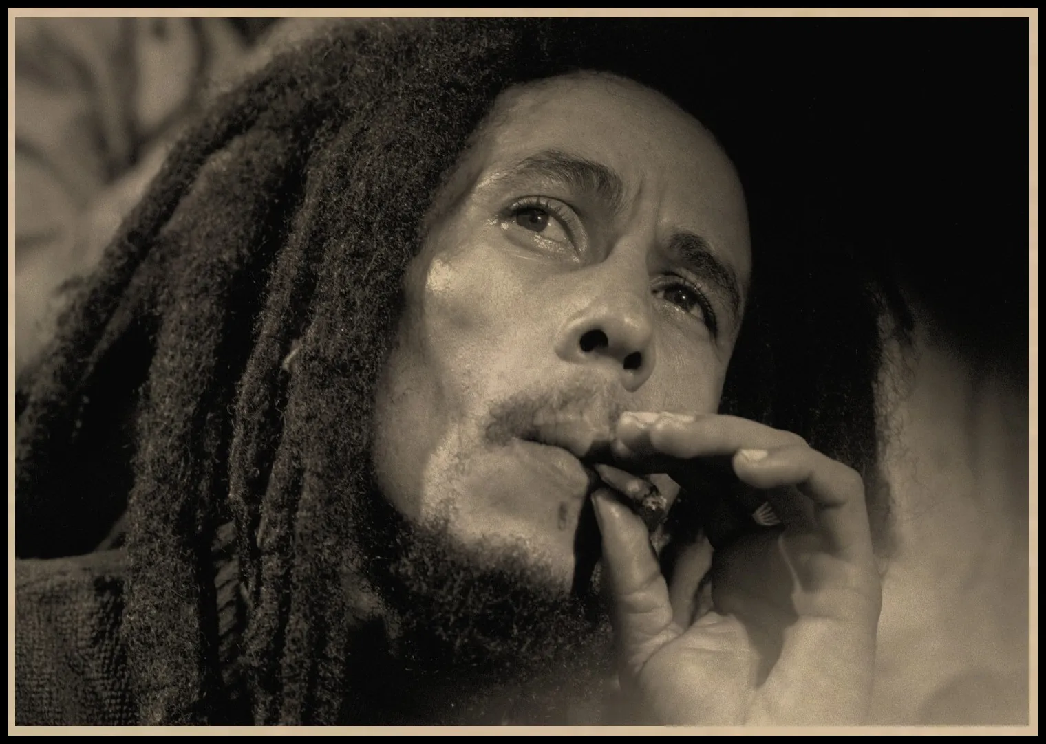 Bob Marley retro nostalgic old Reggae Rock poster Kraft music painting Vintage Poster 1002 | Дом и сад