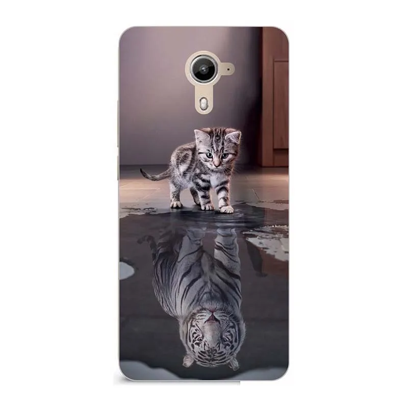 Модный Роскошный мягкий чехол для телефона из ТПУ с рисунком Wiko U Feel Prime Мягкая
