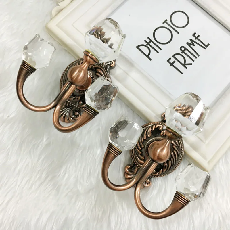 2pcs Fashion European style crystal ball curtain hook wall mounted home decor hanging tools. | Дом и сад