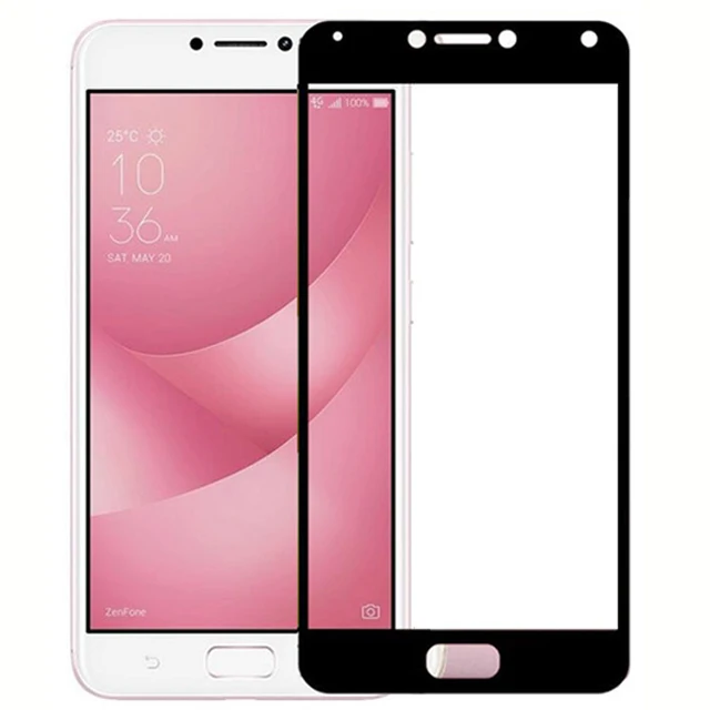 Закаленное 3d стекло для ASUS Zenfone 4 Max Plus 2 шт. полное покрытие экрана Защитная пленка