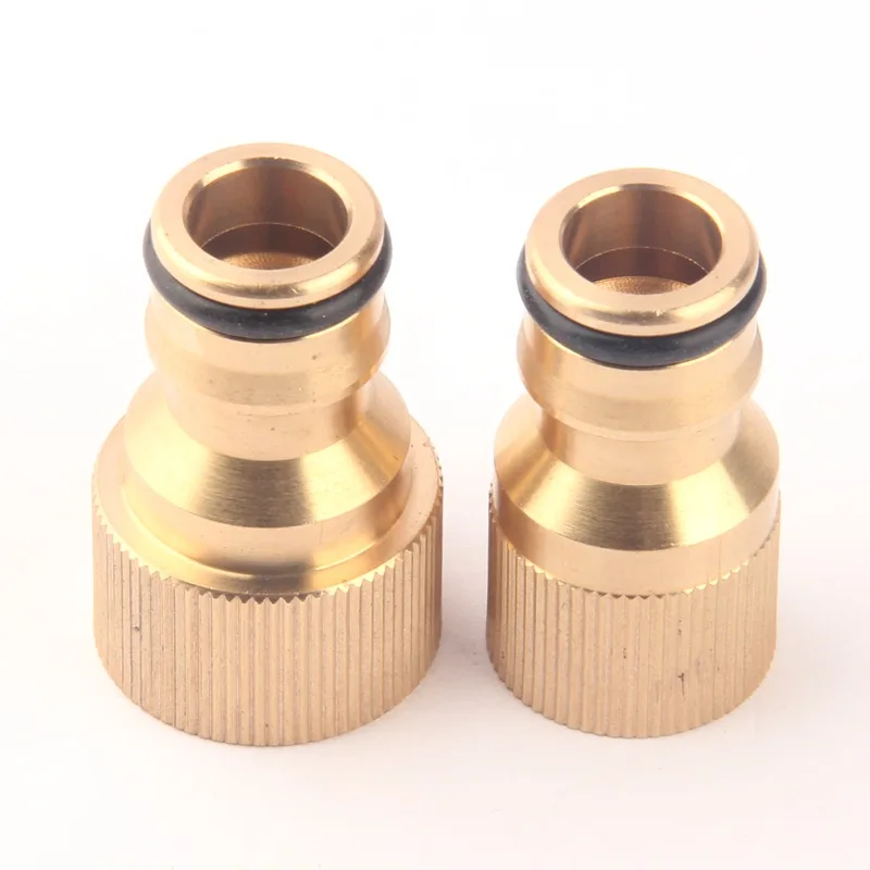 

M22 M18 Female Thread Nipper Copper Connectors 100% Brass Garden Irrigation Water Gun Connection Mini Pump Connector