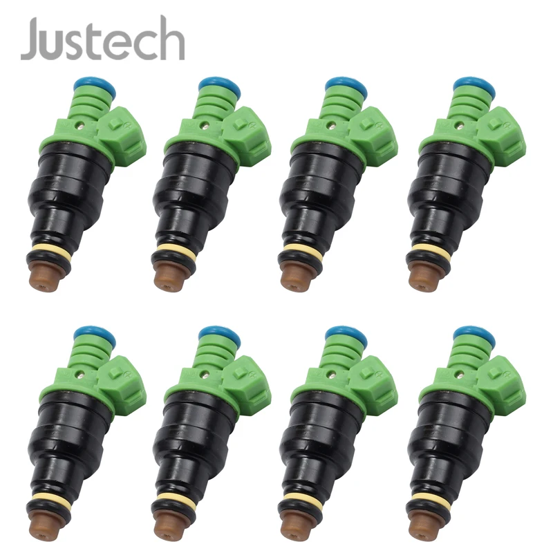 Justech 8 шт. 42 фунта топливный набор инжекторов 0280150558 для Ford Chevrolet GM LT1 LS1 LS6 DOHC V8 Bosch GEN