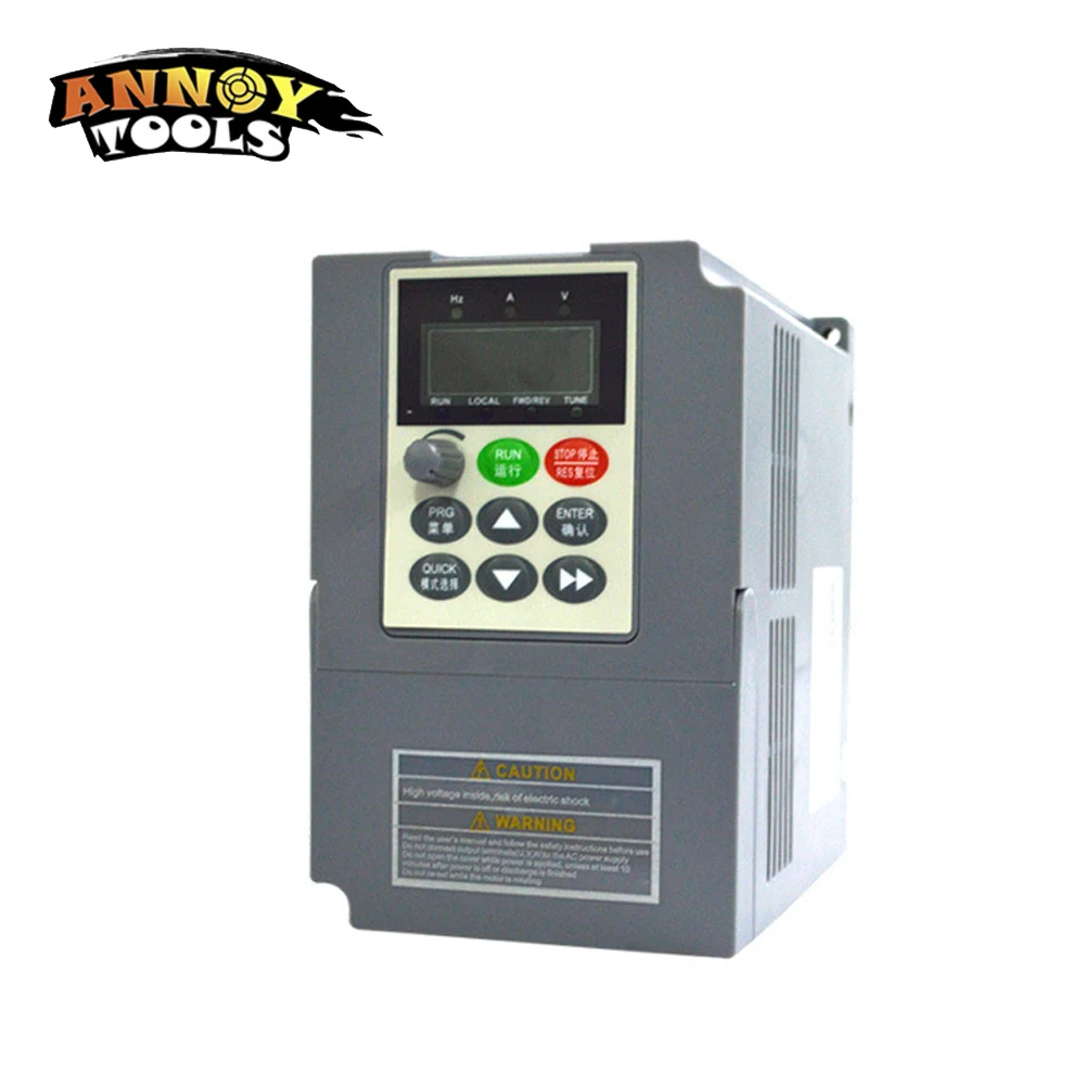 1.5KW 220 V однофазный входной преобразователь частоты 7A v 3 фазный выходных частот