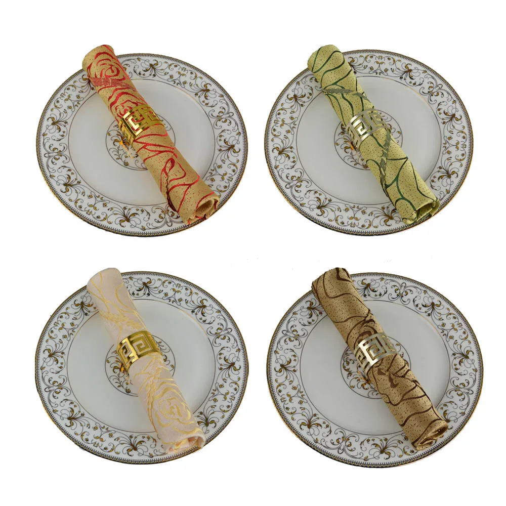 Новое поступление золотая желтая/кофейная/красная 19 &quotквадратная салфетка для