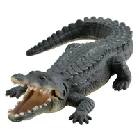 animal model simulating nile crocodile toys childrens cognitive wildlife unisex animals plastic hot sale 2021