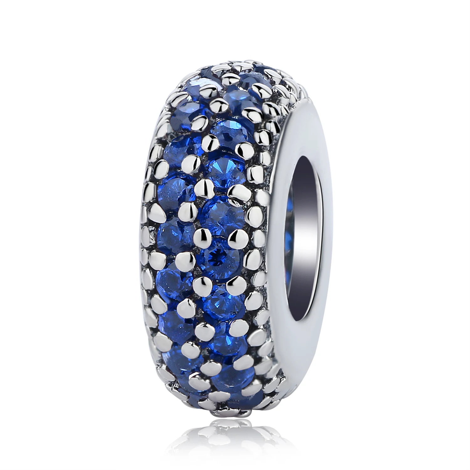 Inspiration Blue Оригинальные бусины из стерлингового серебра 925 Подвески, Вдохновляющие в вечности, подвески CZ, подходят для Пандора, браслеты для женщин, ювелирные изделия Diy - Цвет: Inspiration Blue