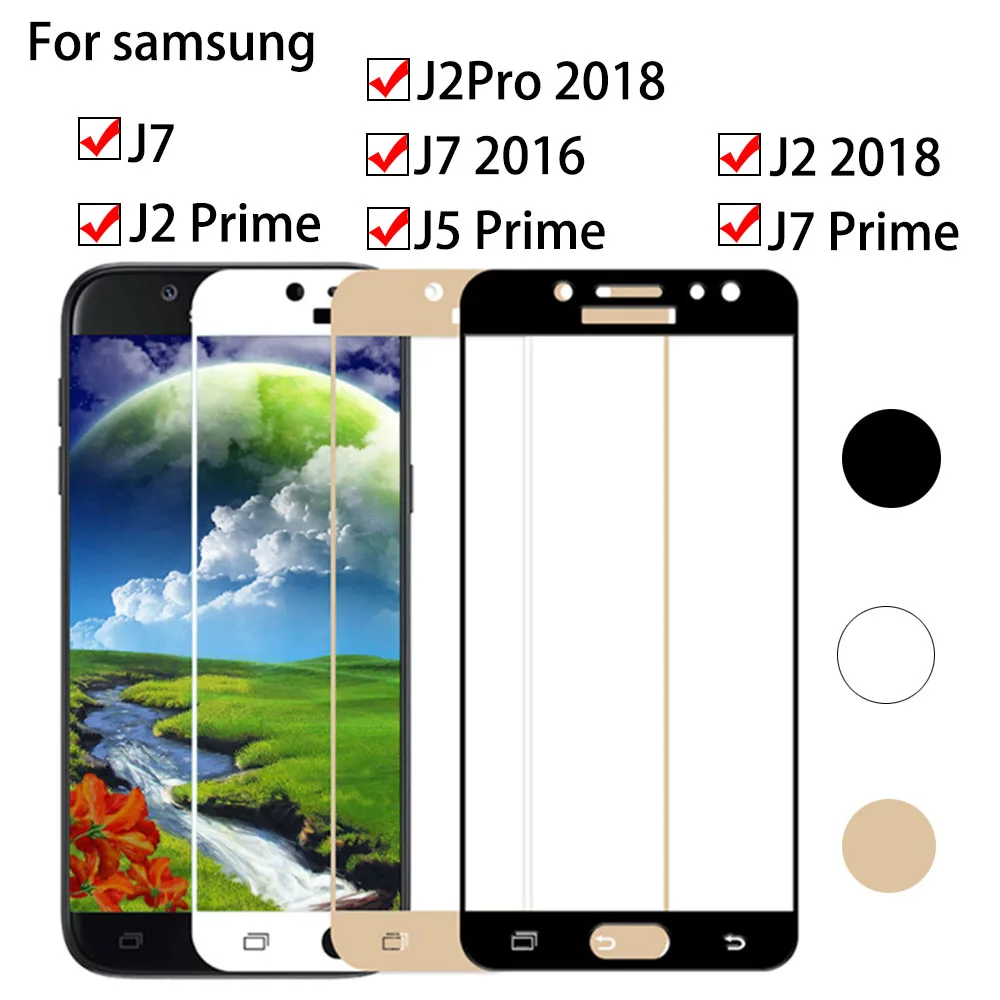 Для Samsung Galaxy j2 2018 защита экрана защитное стекло закаленное samsun samsyng galaxsi j5 j7 j 2 7 Prime