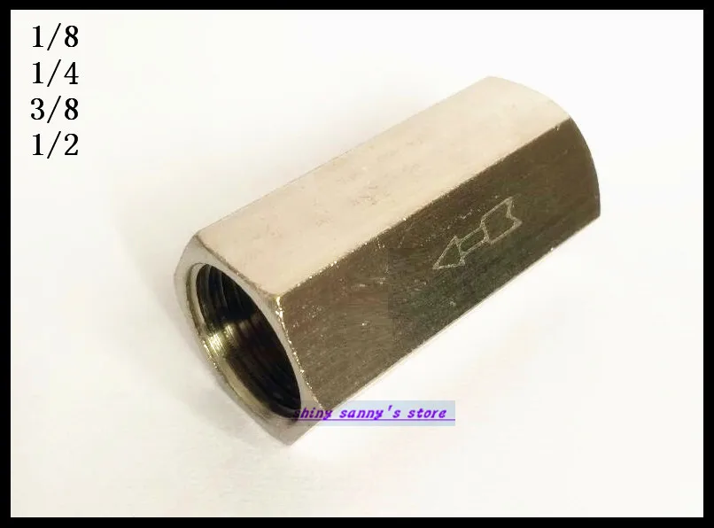 

10 шт./лот 1/8 "BSPP полнопортовый односторонний воздушный обратный клапан