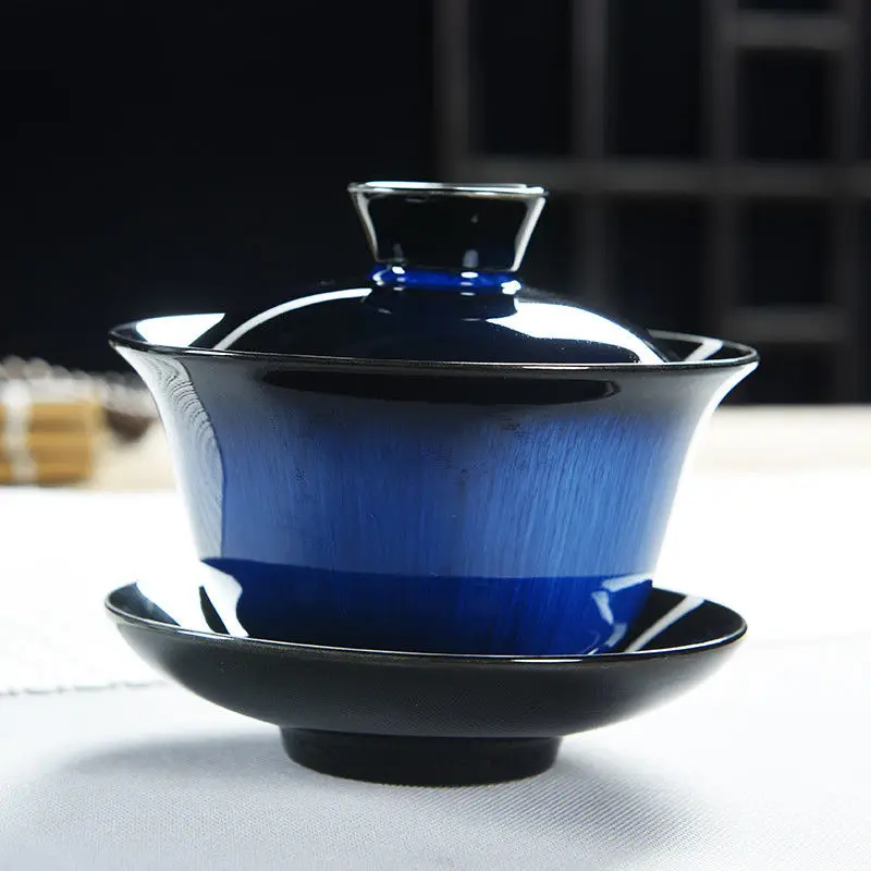 Китайские чайные чашки кунг фу Tureen керамический гайвань YuQuan чайный сервиз ручная